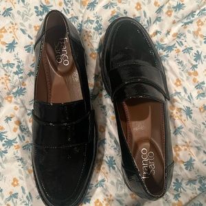 Nwob Franco sarto patent leather platform loafers